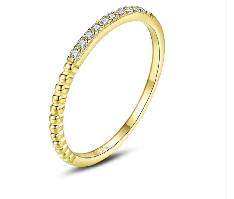 Anillo Brillo Dorado